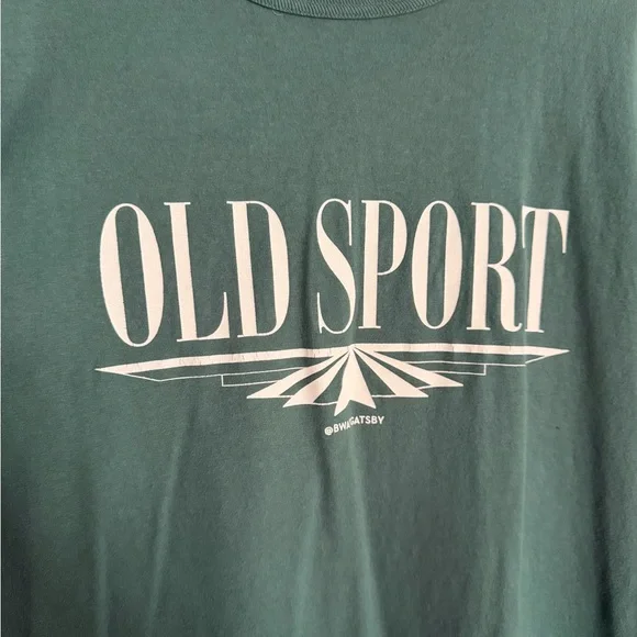 Champion Green Old Sport Tee from Great Gatsby on Broadway - Picture 2 of 5